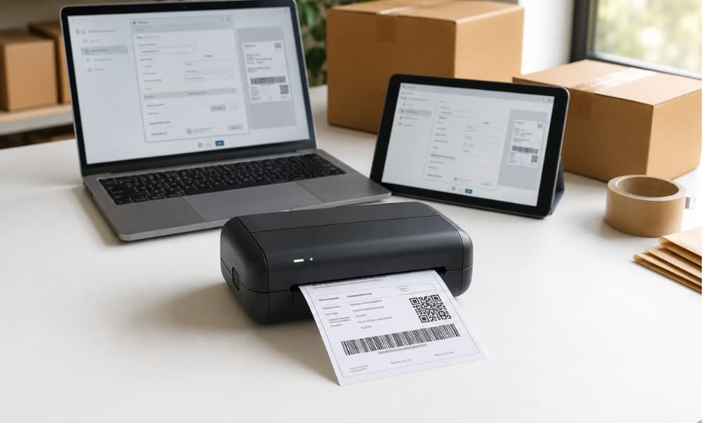 Impresora térmica portátil de conexion wifi