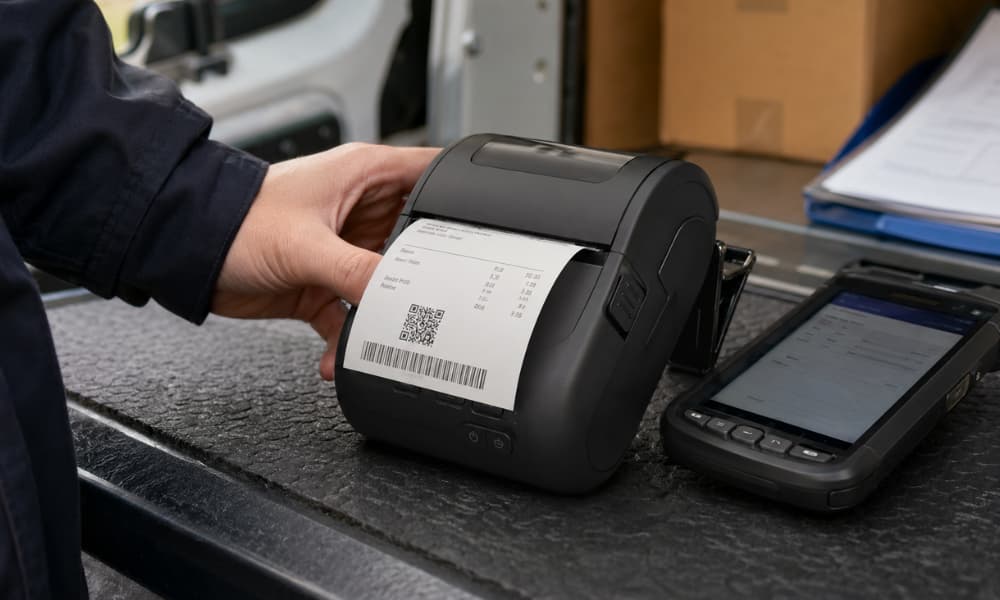 Impresora portátil de 80 mm para tickets