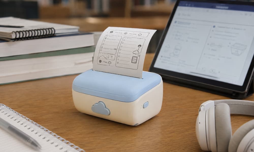 Mini impresora Kawaii portátil