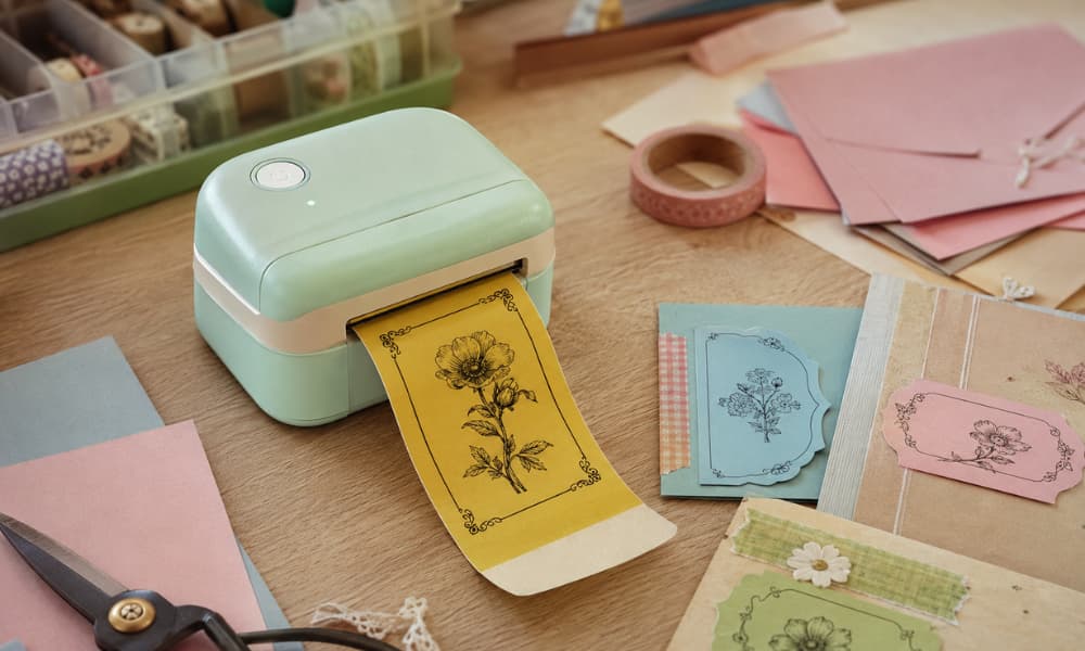 Mini impresora a color para stickers