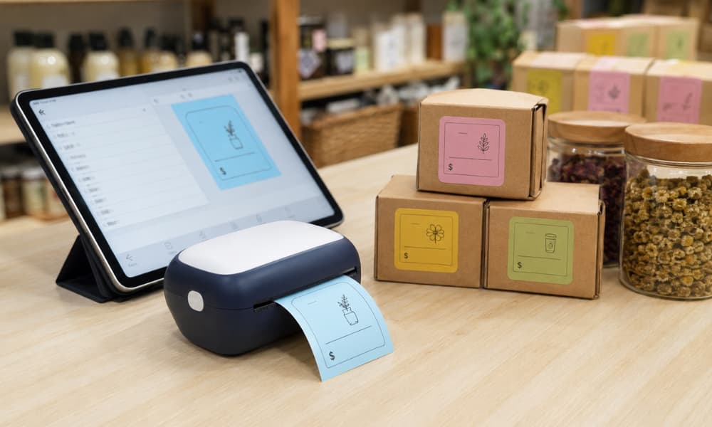 Mini impresora a color para notas