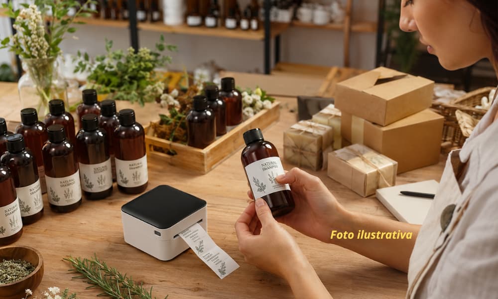 Mini impresora térmica para pequeños negocios