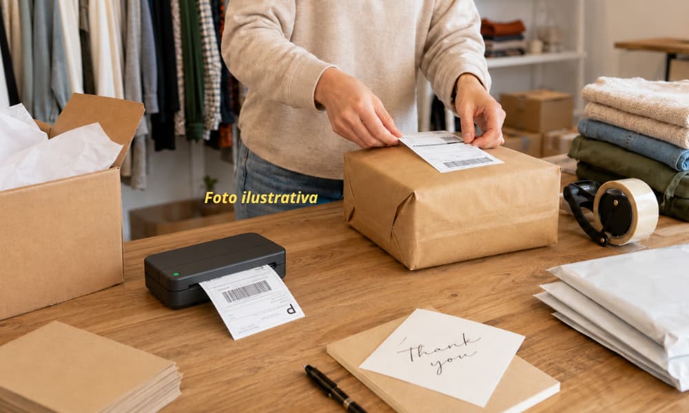 Impresora portátil de etiquetas autoadhesivas