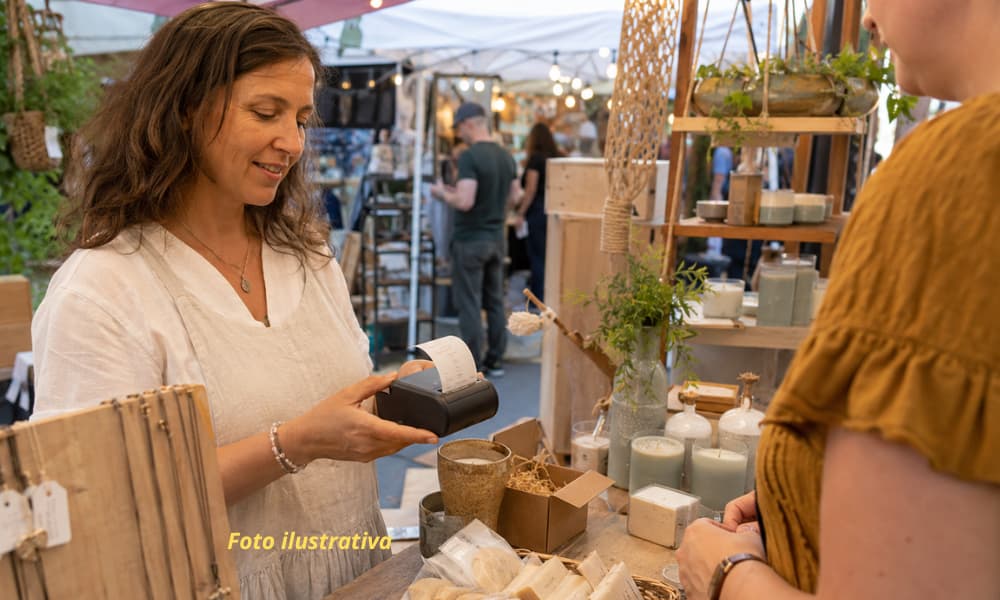 impresora portátil tickets para ventas de comercios